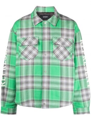 Camicia trapuntata Represent verde