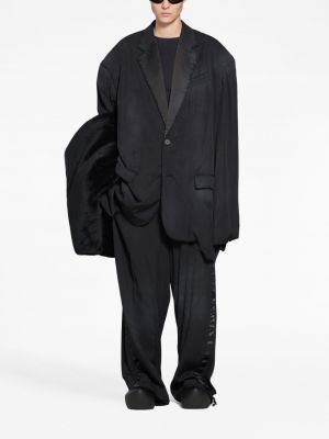 Distressed anzug Balenciaga schwarz