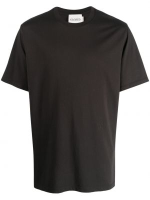 T-shirt aus baumwoll mit rundem ausschnitt Closed grau