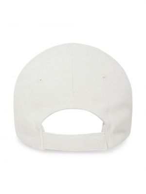 Haftowana czapka z daszkiem Balenciaga biała