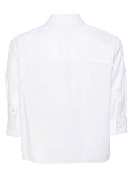 Košile s výšivkou Marni bílá