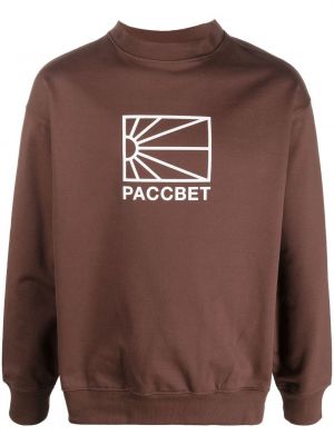 Sweatshirt aus baumwoll mit print Paccbet