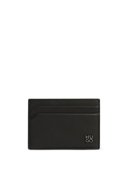 Kožená peňaženka Hugo čierna