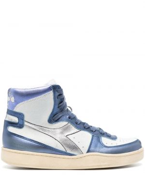 Bőr sneakers Diadora kék