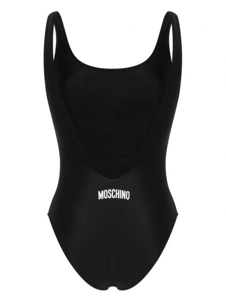 Raštuotas maudymosi kostiumėlis Moschino juoda