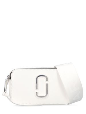 Δερμάτινη τσάντα ώμου Marc Jacobs λευκό