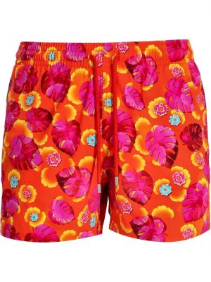 Trykt floral shorts Vilebrequin rød