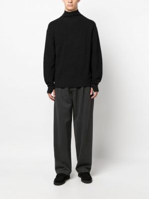 Sweter wełniany z wełny merino Studio Nicholson szary