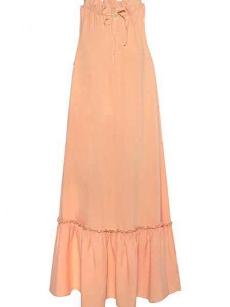Sukienka True Religion pomarańczowa