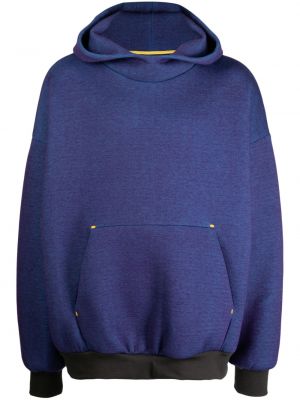 Bluza z kapturem bawełniana Fumito Ganryu fioletowa
