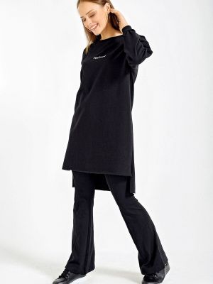Bluza z nadrukiem oversize Bigdart czarna