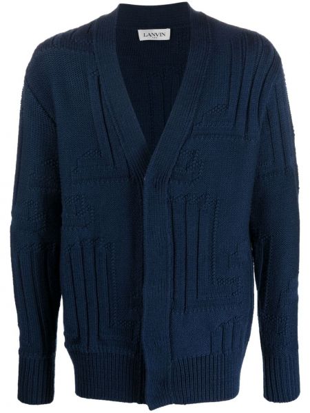Cardigan en tricot Lanvin bleu