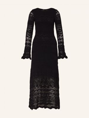 Dzianinowa sukienka Maje czarna