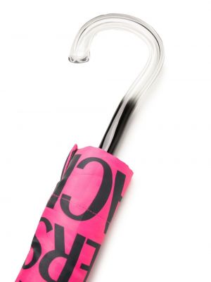 Regenschirm mit print Versace pink