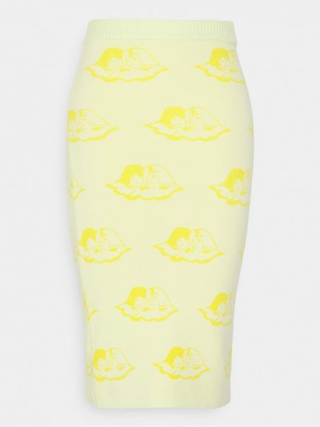 Żółta spódnica ołówkowa Fiorucci