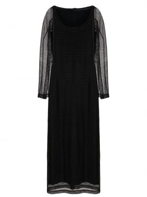 Κοκτέιλ φόρεμα από διχτυωτό Gloria Coelho μαύρο