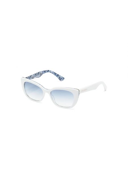 Białe okulary przeciwsłoneczne Dolce And Gabbana