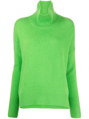 Кашмирен пуловер Lisa Yang зелено