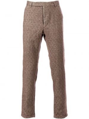 Pantaloni din tweed Mando maro
