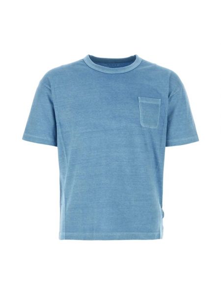 T-shirt aus baumwoll Visvim blau