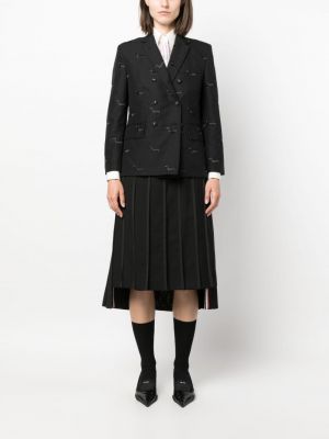 Plisované sukně Thom Browne černé