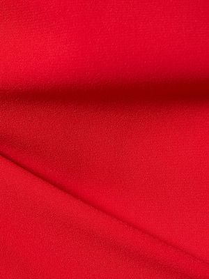 Krepové dlouhé šaty Mônot červené