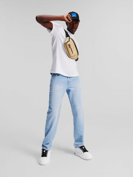 Džínsy s rovným strihom Karl Lagerfeld Jeans modrá