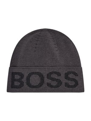 Čepice Boss šedý