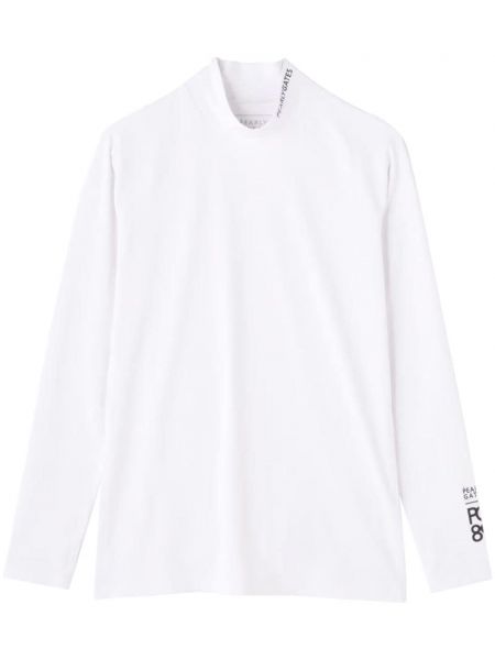 Пуловер с принт Pearly Gates бяло