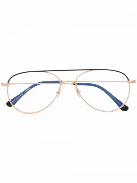Slim fit szemüveg Tom Ford Eyewear aranyszínű
