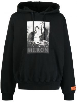 Raštuotas džemperis su gobtuvu Heron Preston