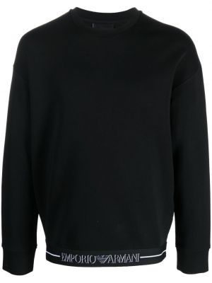 Sweatshirt Emporio Armani svart