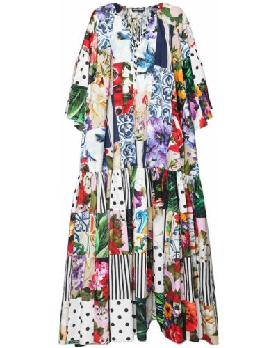 Бавовняне плаття максі довге печворк Dolce & Gabbana