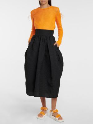 Пуловер от мохер Cecilie Bahnsen оранжево