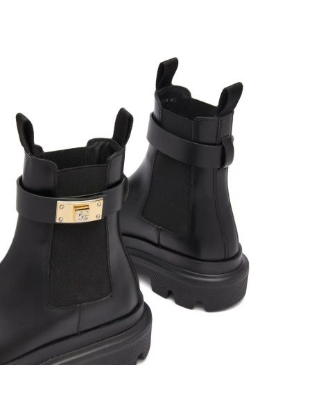 Ботинки с пряжкой Dolce & Gabbana черные