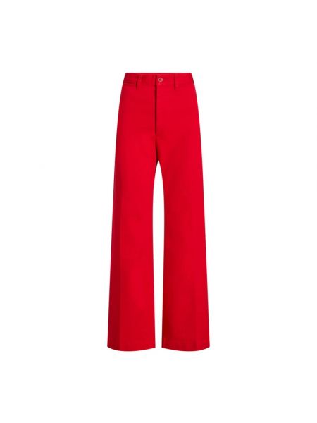 Spodnie relaxed fit Ralph Lauren czerwone