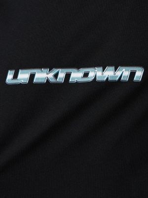 Tričko s potiskem Unknown černé