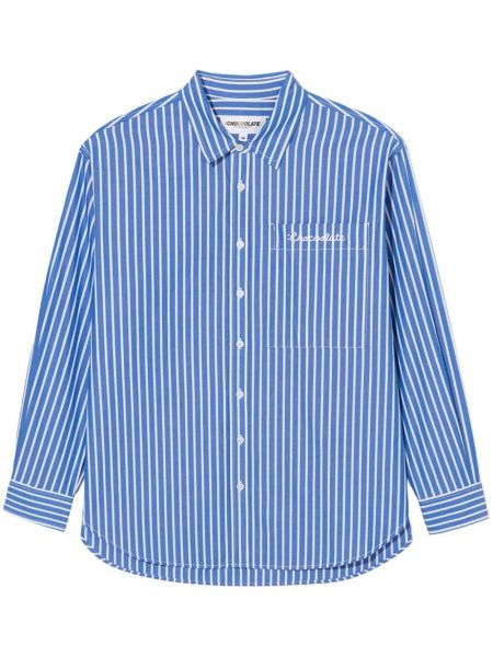 Pruhovaná bavlněná košile :chocoolate