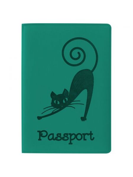 Обложка для паспорта STAFF голубой