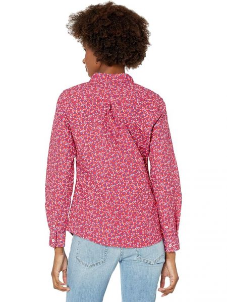 Рубашка в цветочек с принтом с длинным рукавом U.s. Polo Assn. красная
