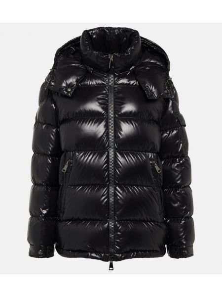 Péřová bunda Moncler černá