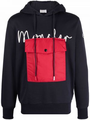 Kapučdžemperis ar apdruku Moncler