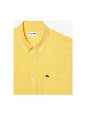 Koszula Lacoste żółta