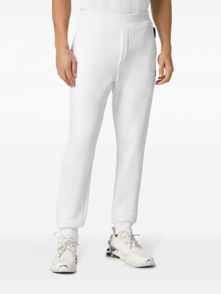 Pantalon de sport avec applique Plein Sport blanc