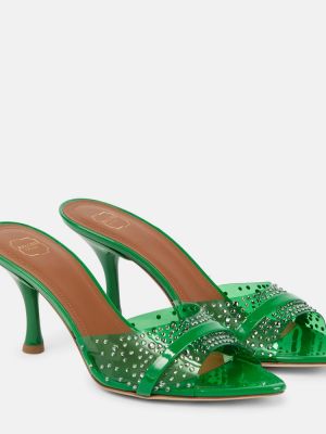 Papuci tip mules Malone Souliers verde