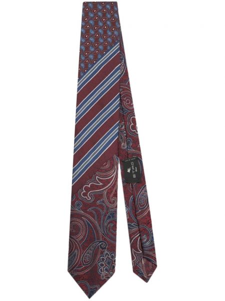 Žakardinis šilkinis kaklaraištis Etro