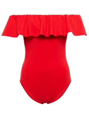 Costum de baie Karla Colletto roșu