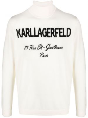 Sweter Karl Lagerfeld beżowy