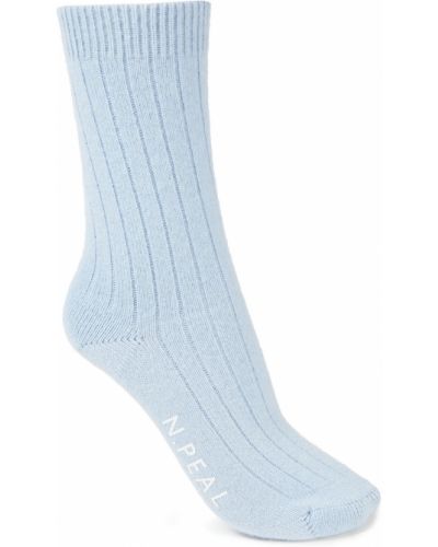 Кашемировые носки N.peal, синие