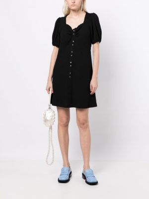 Mini robe avec manches courtes B+ab noir